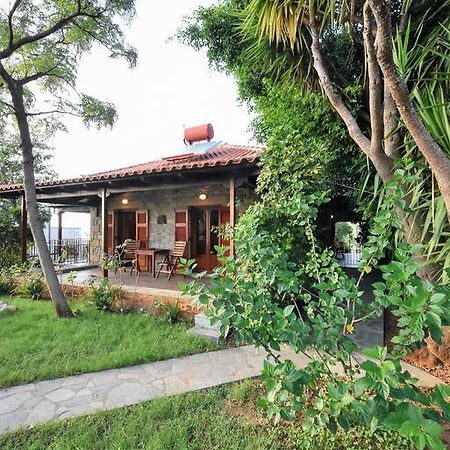 Villa Onar A Stone House With Amazing View Stoúpa Buitenkant foto
