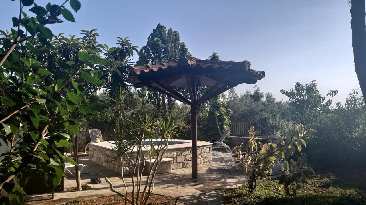 Villa Onar A Stone House With Amazing View Stoúpa Buitenkant foto